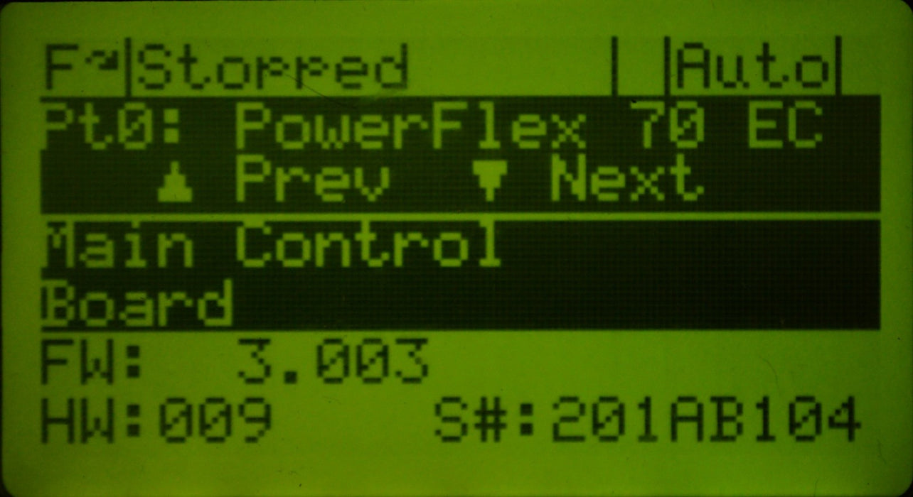 Allen-Bradley PowerFlex 70 2HP 20AD3P4A3AYNNNC0 480VAC FRN:3.003 Tested Good