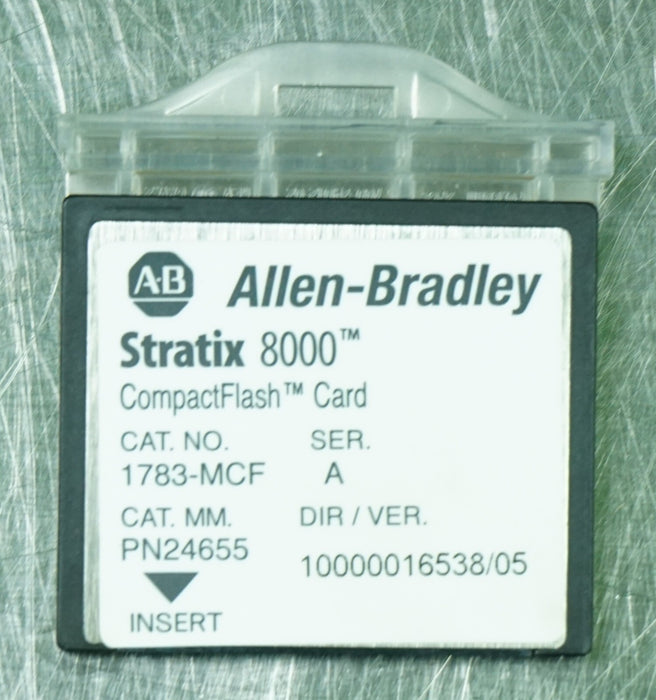Allen Bradley 1783-MS10T Stratix 8000 EtherNet and 1783-MX08T and 1783-MCF Flash