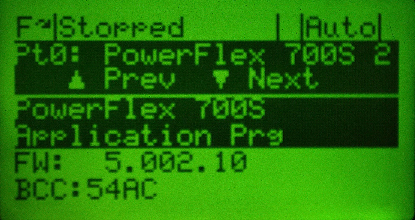 Allen-Bradley 20DD022A0EYNANANE PowerFlex 700S Ser. A 15HP FRN: 5.002