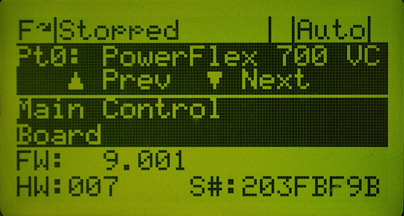 Allen-Bradley PowerFlex 700 1/2 HP 20BD1P1A0AYNAND0 Series B 480VAC Tested 2012