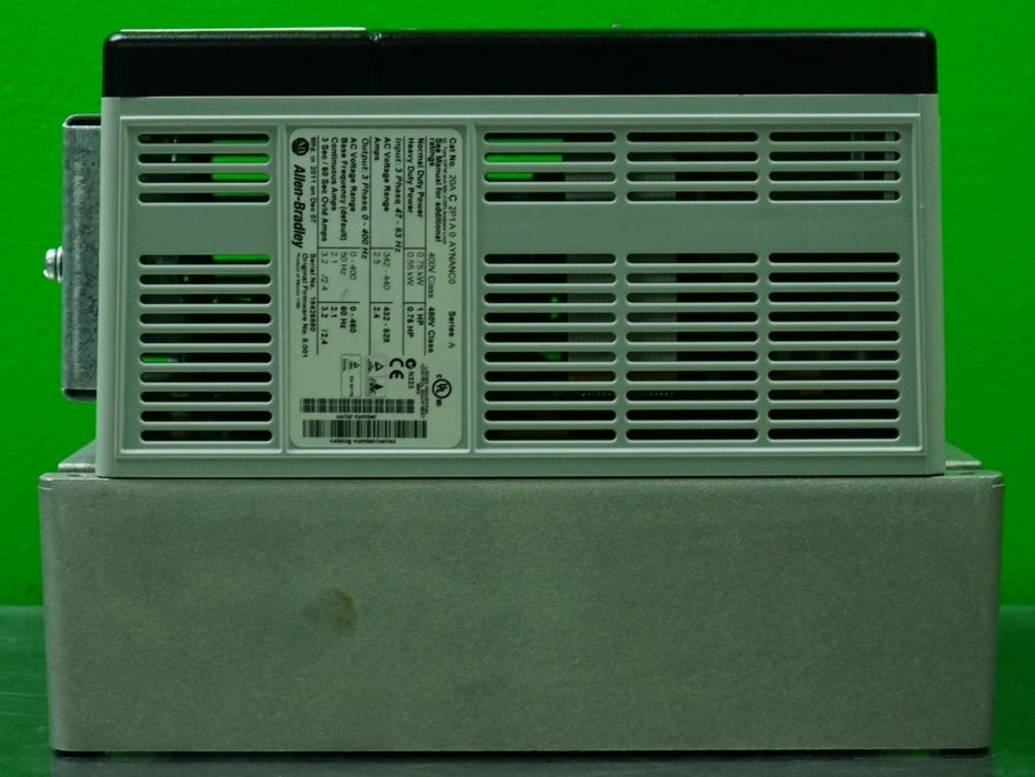 Allen Bradley Powerflex 70 1 HP 20AC2P1A0AYNANC0 Tested  Good FRN: 5.001