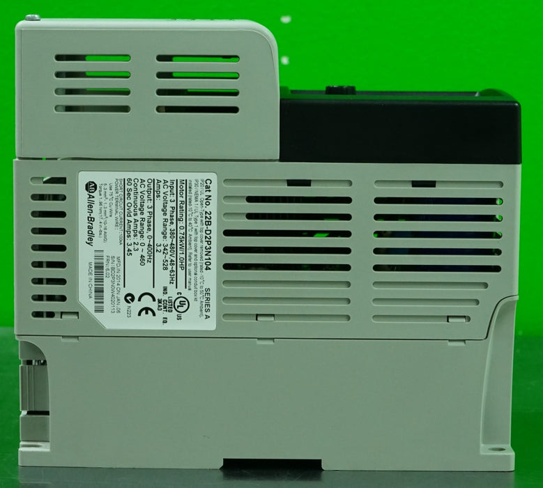 Allen-Bradley 22B-D2P3N104 PowerFlex 40 Drive Series A Tested Good 6.02
