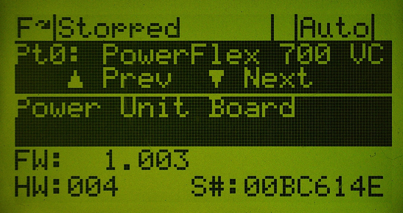 Allen-Bradley PowerFlex 700 1/2 HP 20BD1P1A0AYNAND0 Series B 480VAC Tested 2012